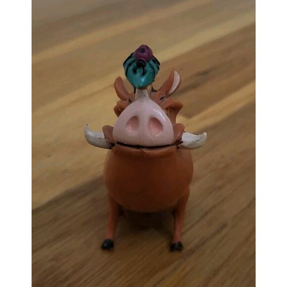 Vintage 1990 Applause Disney The Lion King PVC Figure – Pumbaa with Timon & Bug - Picture 1 of 8